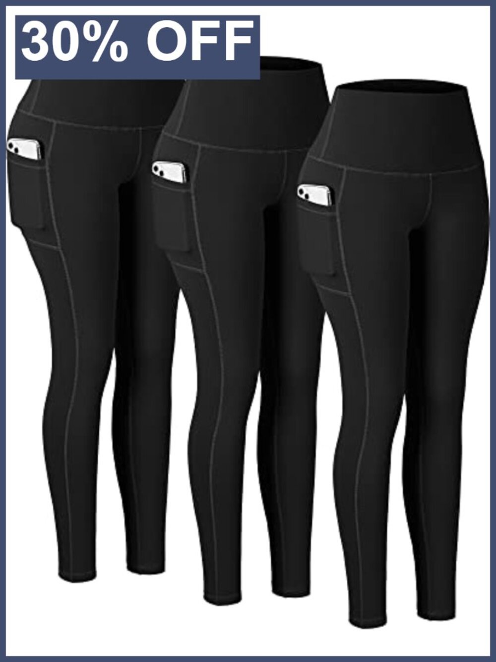 High Waisted Tummy Control Leggings with Pockets Yoga Pants